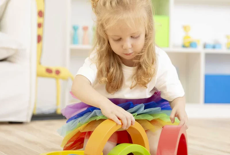 rainbow stacking toy