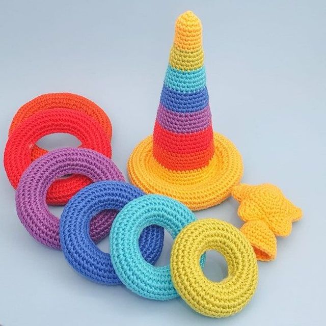 crochet stacking toy pattern