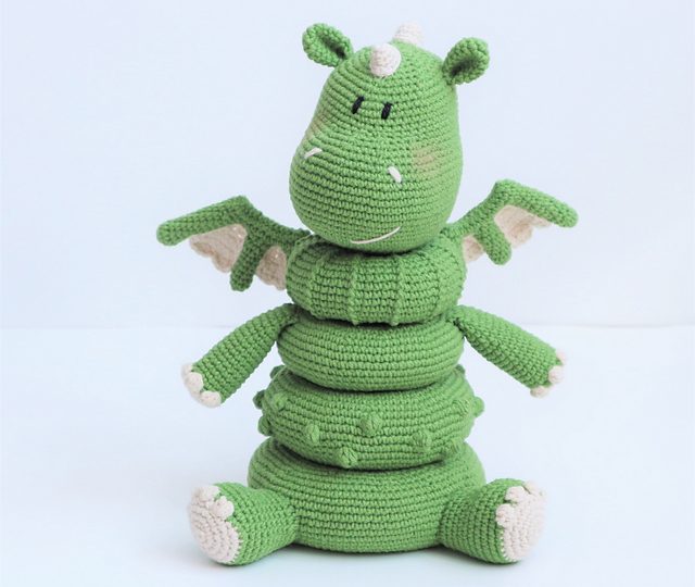 crochet stacking ring toy pattern free