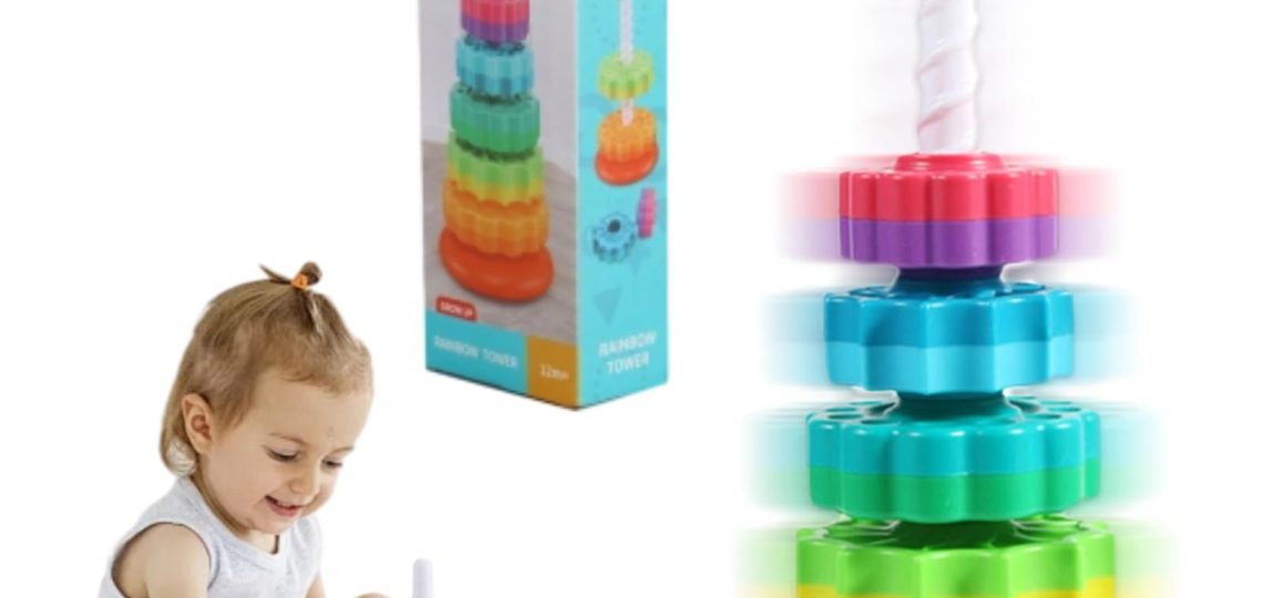 baby spinning stacking toy