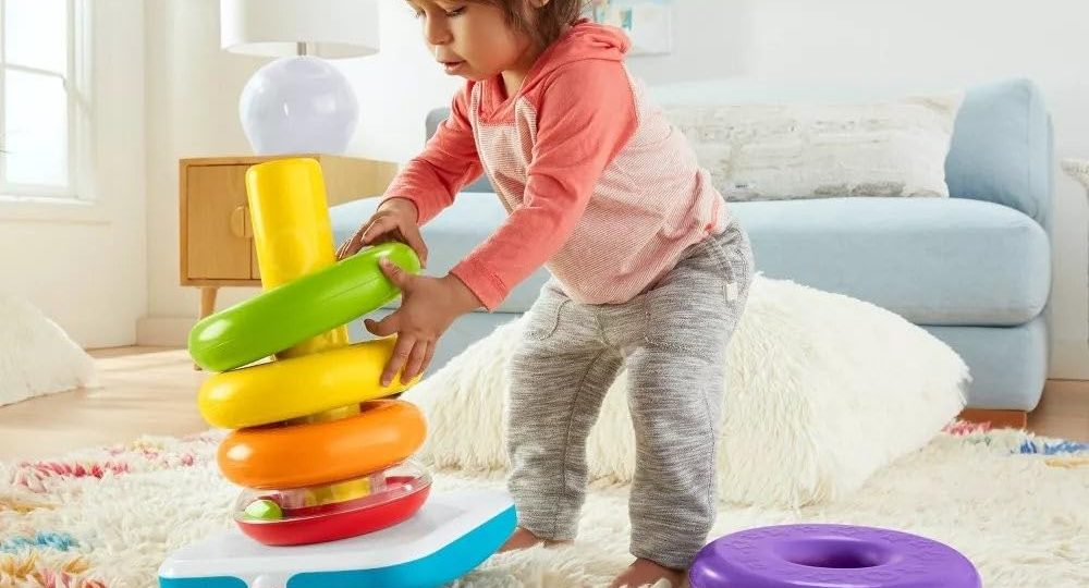 giant stacking rings toy