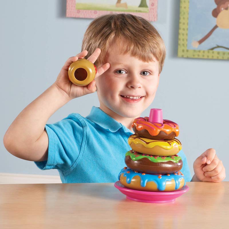 stacking donuts toy