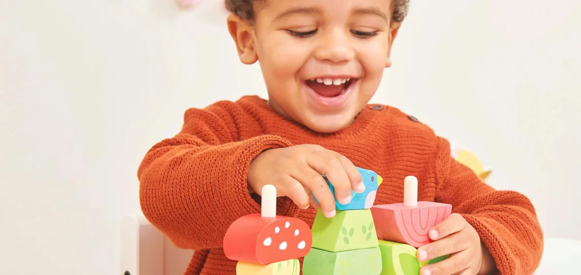 flower stacking toy