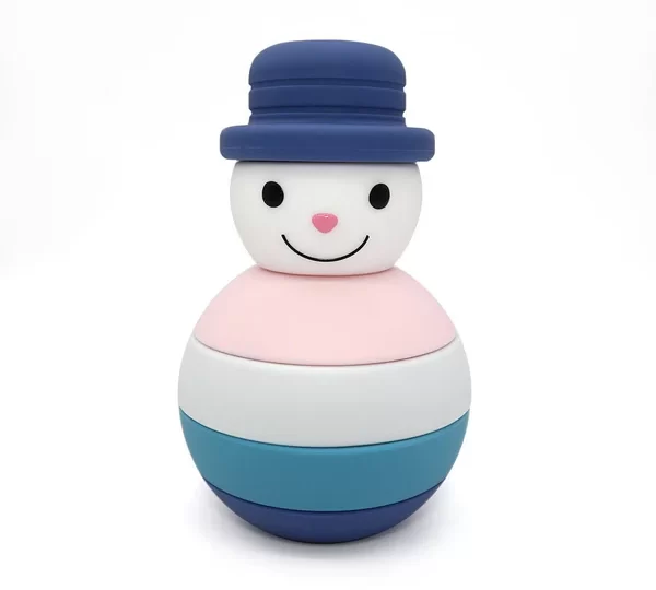 snowman stacking toy