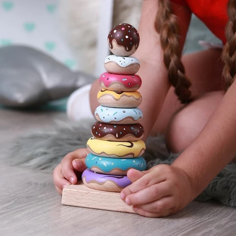 stacking donuts toy