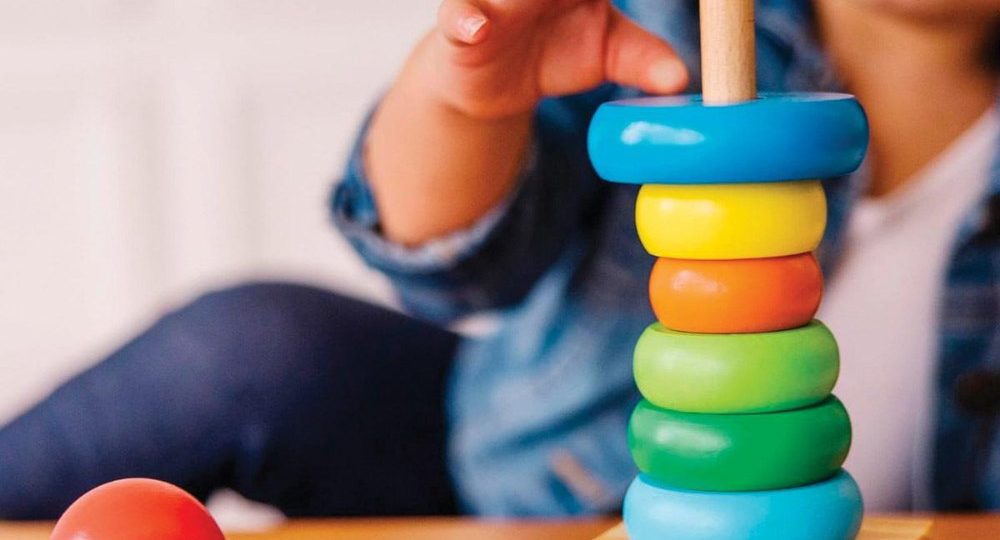 baby rainbow stacking toy