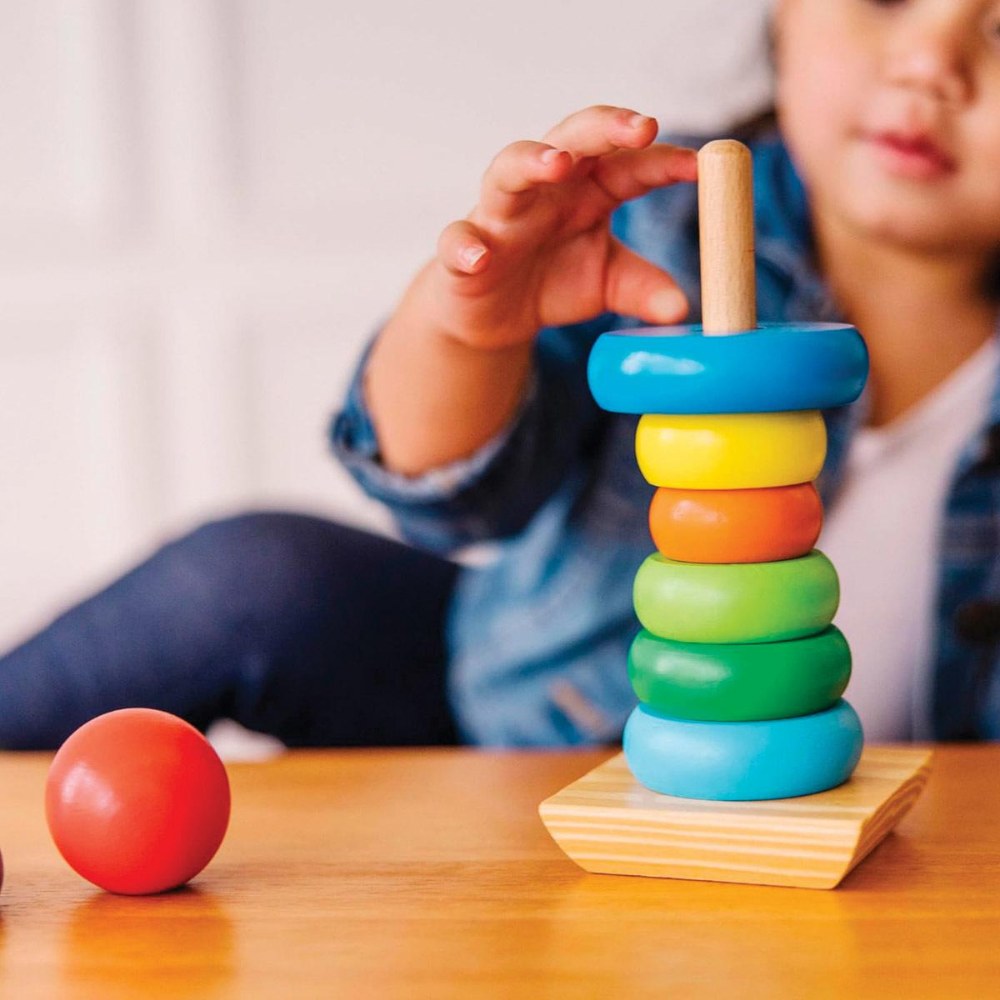 baby rainbow stacking toy