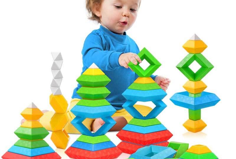 pyramid stacking toy