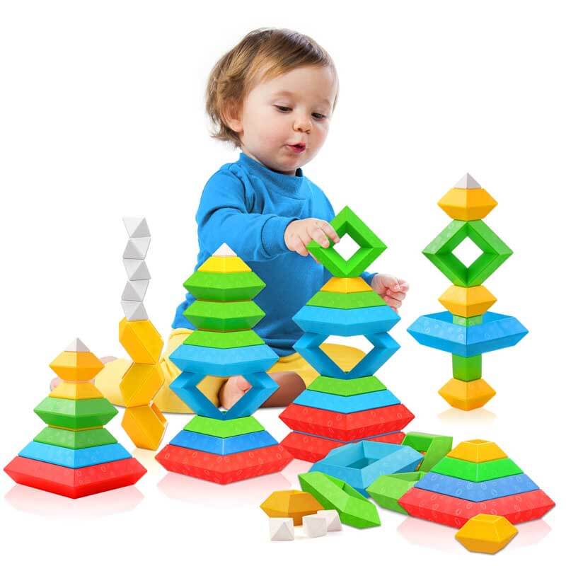 pyramid stacking toy