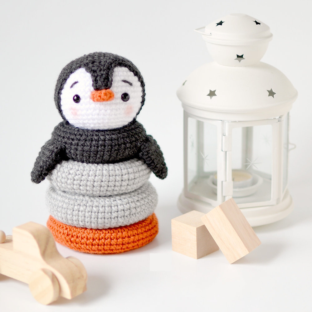 penguin stacking toy