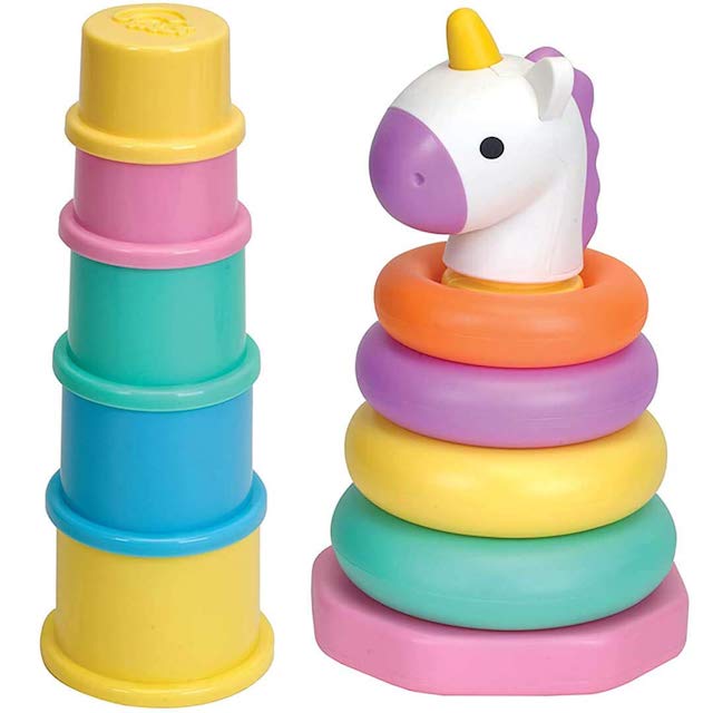 unicorn stacking toy